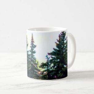 Mug Grande forêt boréale des bois du Nord Canada Pins