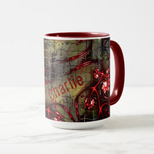 Mug Grande relation d'étrange fractale par rapport à l