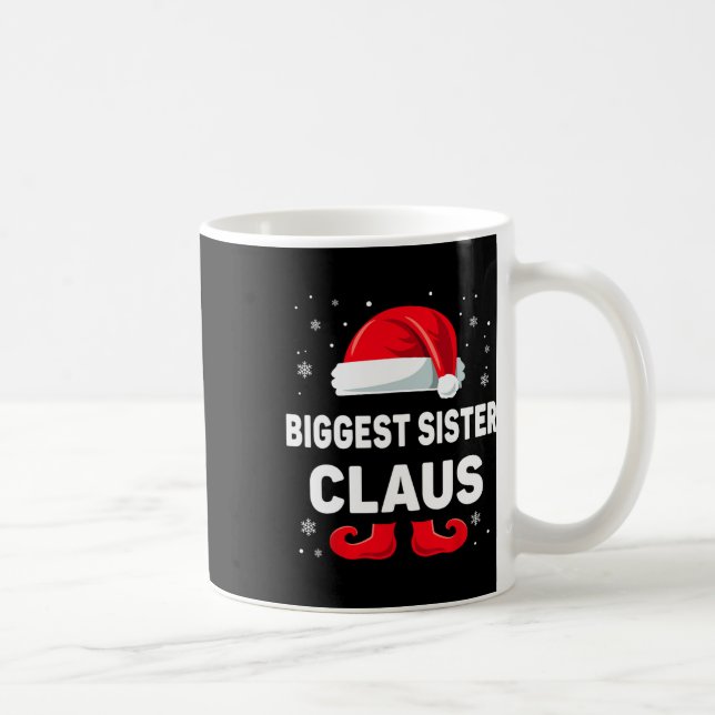 Mug Grande Soeur Claus Noël Correspondant Famille (Droite)