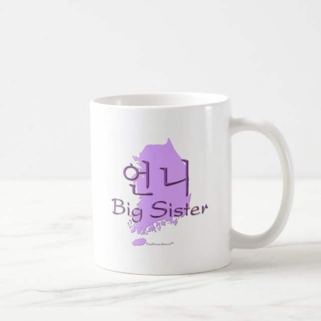 Mug Grande soeur (d'une fille) Corée (Droite)