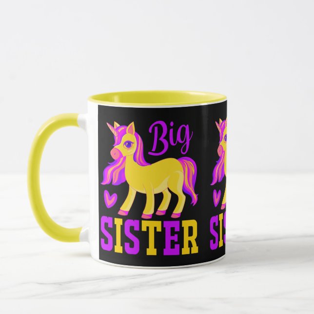 Mug Grande soeur licorne magique (Gauche)