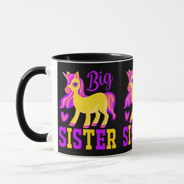 Mug Grande soeur licorne magique (Gauche)
