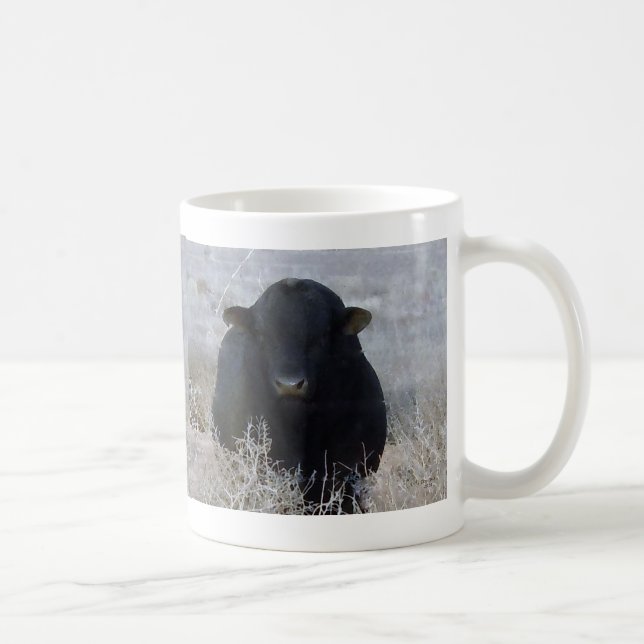 Mug Grandes amarantes noires fortes de Taureau - Toro (Droite)