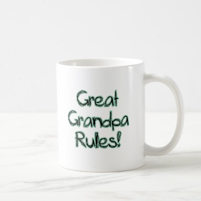 Mug Grandes règles de grand-papa (Droite)