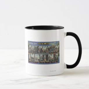 Mug Grandes scènes de lettre de l'Indiana (du sud) -