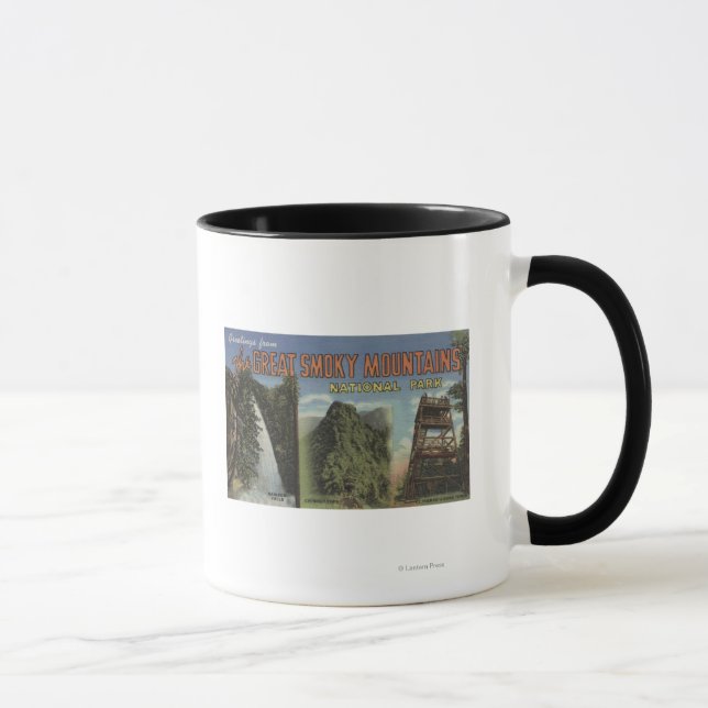Mug Grandes Scènes De Lettre - Mts Fumés. Parc Nat'l,  (Droite)