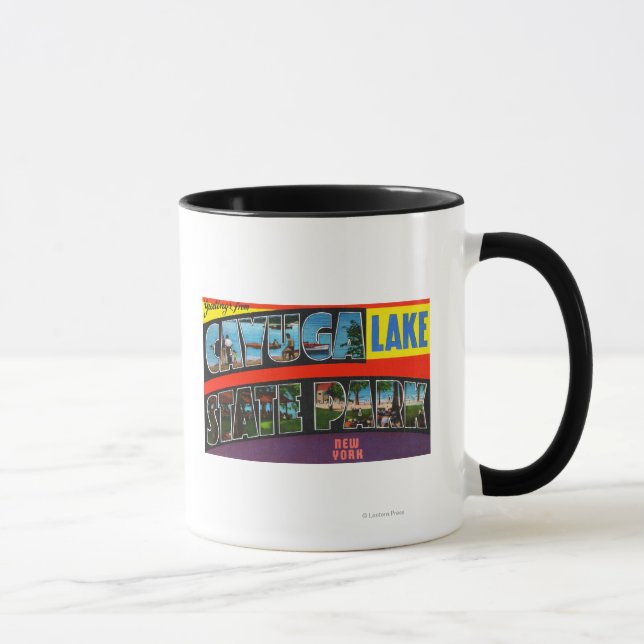 Mug Grandes Scènes De Lettre, Salutations À Partir De  (Droite)
