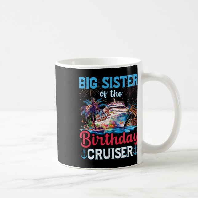 Mug Grandes Sœurs du Funny Cruise d'anniversaire B (Droite)