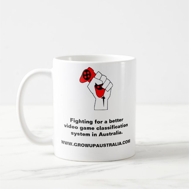 Mug Grandissez l'iMug 2,0 de l'Australie (Gauche)