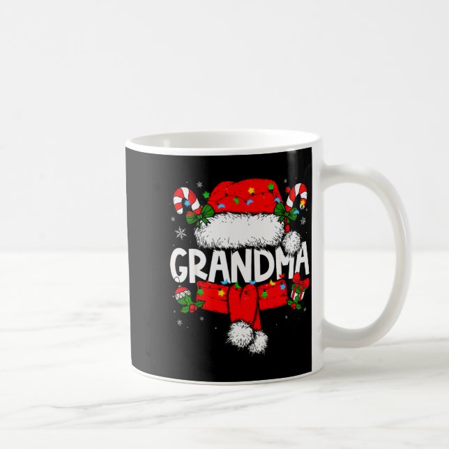 Mug Grandma Christmas Pajama Santa Claus Family Matchi (Droite)