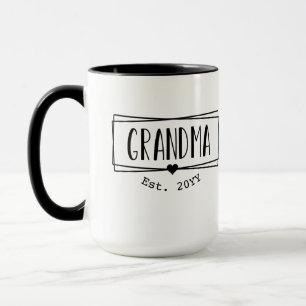 Mug Grandma Est Grandma Nouvelle grand-mère Gigi cade