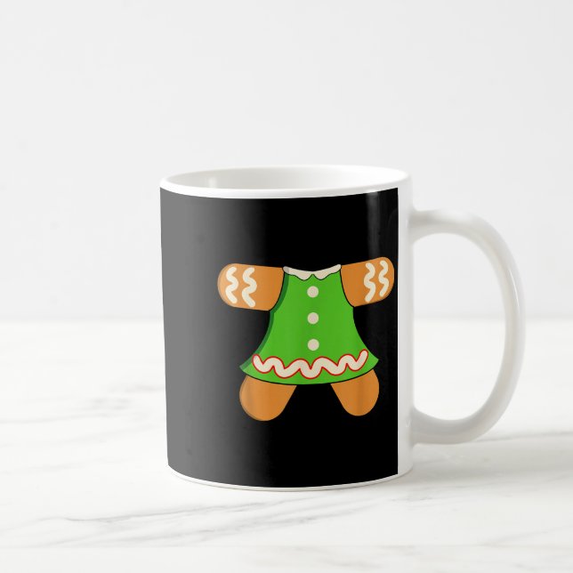 Mug Grandma Gingerbread Man Costume Matching Christmas (Droite)