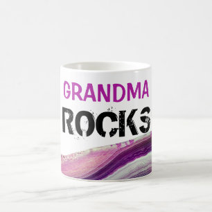 Mug *~* Grandma Rocks Lapidate Agate Stone