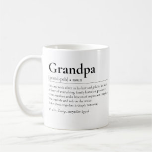 Mug Grandpa Définition Grand-Père Moderne Grand-Père G