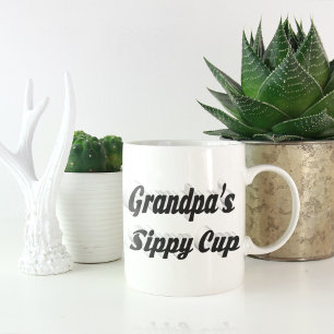 Mug Grandpa drôle café citation noir