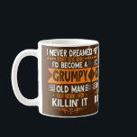 Mug Grandpa Fathers Day I Never Dreamed I'd Be A<br><div class="desc">Grandpa Fathers Day I Never Dreamed I'd Be A Grumpy Old Man Gift. Perfect gift for your dad,  mom,  papa,  men,  women,  friend and family members on Thanksgiving Day,  Christmas Day,  Mothers Day,  Fathers Day,  4th of July,  1776 Independent day,  Veterans Day,  Halloween Day,  Patrick's Day</div>