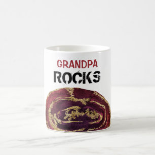 Mug *~* Grandpa Rocks Agate Parties scintillant lapida