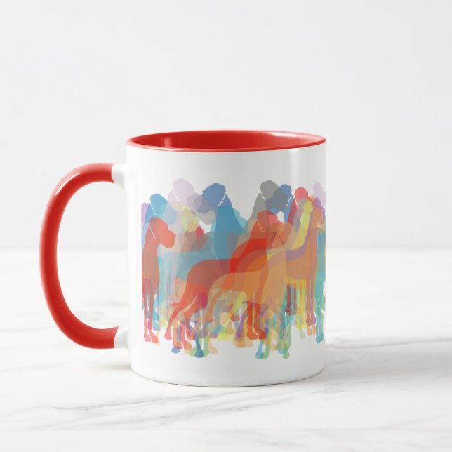Mug Grands Danois élégants (Gauche)