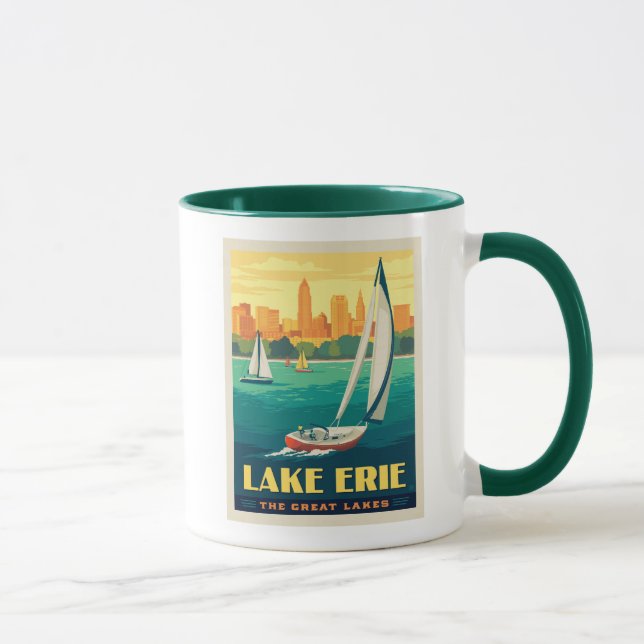 Mug Grands Lacs | Lac Érié (Droite)