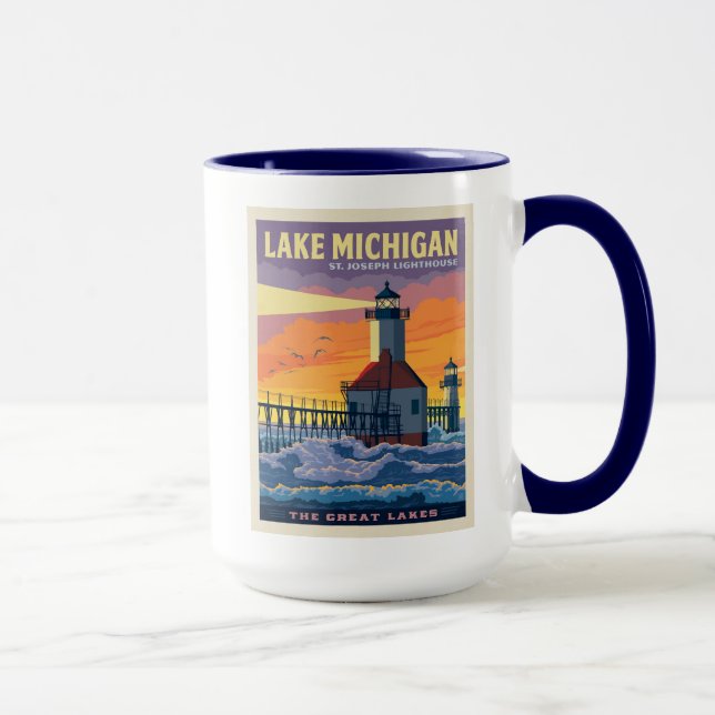 Mug Grands Lacs | Lac Michigan (Droite)