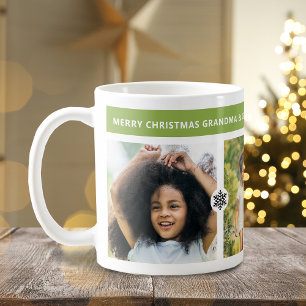 Mug Grands-parents de Noël modernes 3 Photos