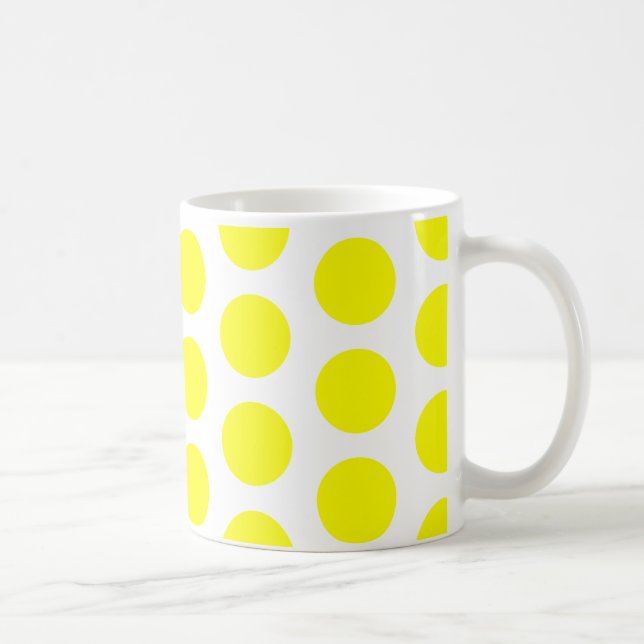 Mug Grands points jaunes (Droite)
