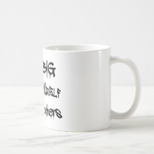 Mug Grands rêveurs se créent inspirent d'autres noir