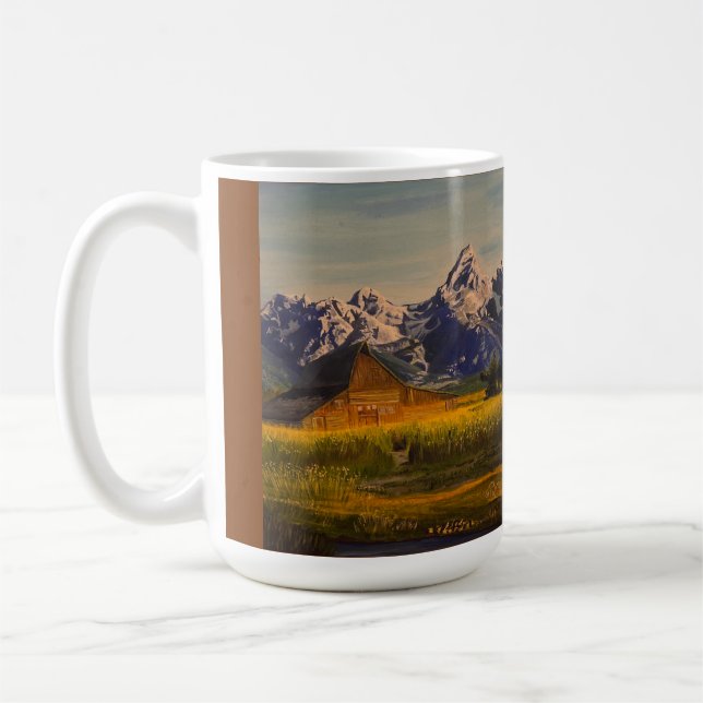 Mug Grange au Grand Teton, par Gary Poling (Gauche)