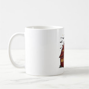 Mug Grange Hantée la Nuit Art Épouvantable de Ferme d'