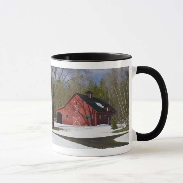 Mug Grange rouge en hiver (Droite)