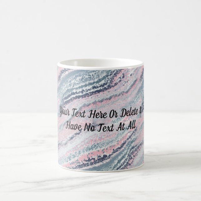 Mug Granit rose bleu gris marbre ardoise pierre (Centre)