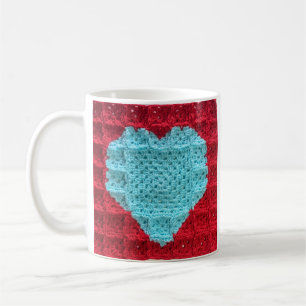Mug Granny Carré Heart Mug, Heart cup