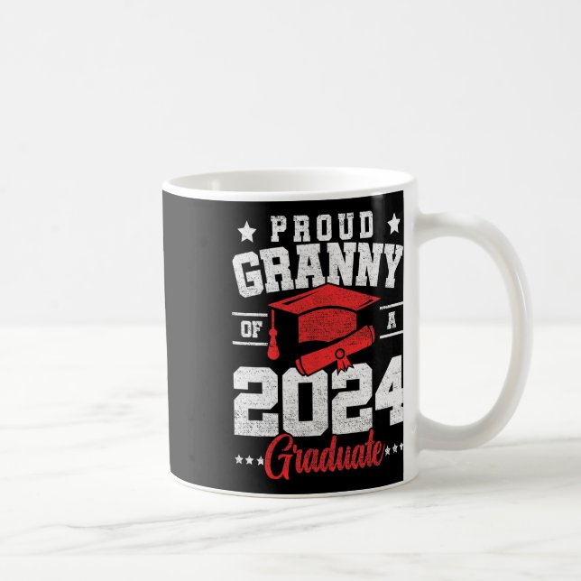 Mug Granny D'Un Cl De 2024 Diplômé Supérieur Diplômé (Droite)