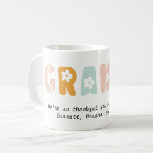 Granny Floral Pastel Colors Grandma