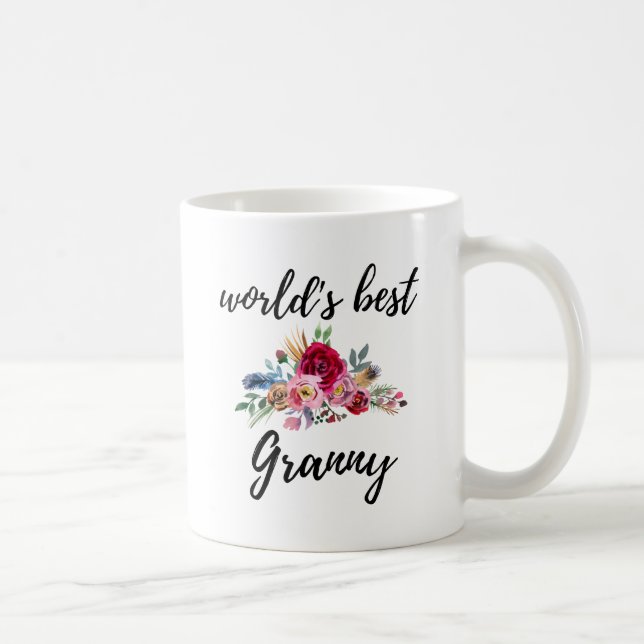 Mug Granny Grandma Grand-mère Idée cadeau (Droite)