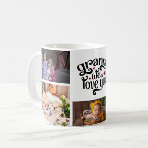 Mug Granny We Love You Photo Collage