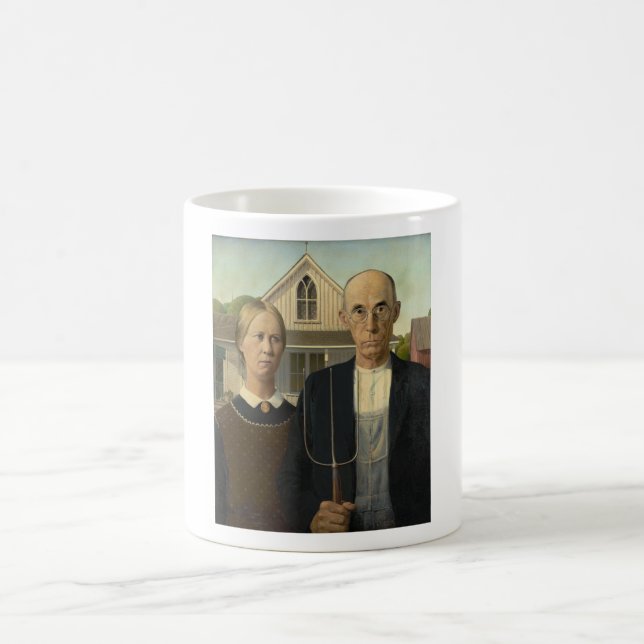 Mug Grant Wood - Gothic américain (Centre)