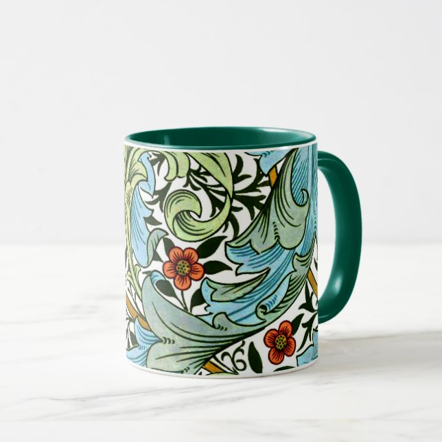 Mug Granville, populaire William Morris motif (Devant droit)