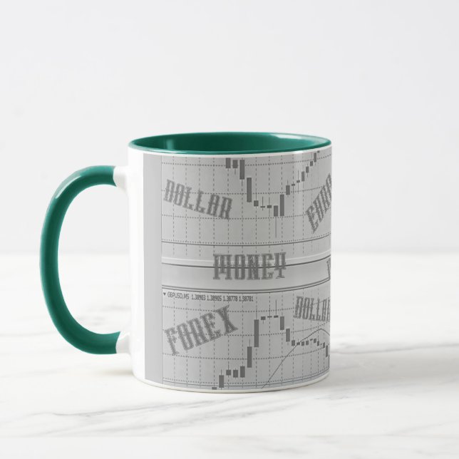 Mug Graphique à bougies du marché stock Money Forex (Gauche)