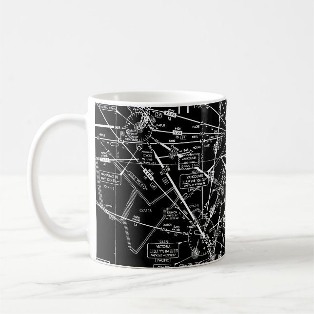 Mug Graphique aéronautique (Gauche)
