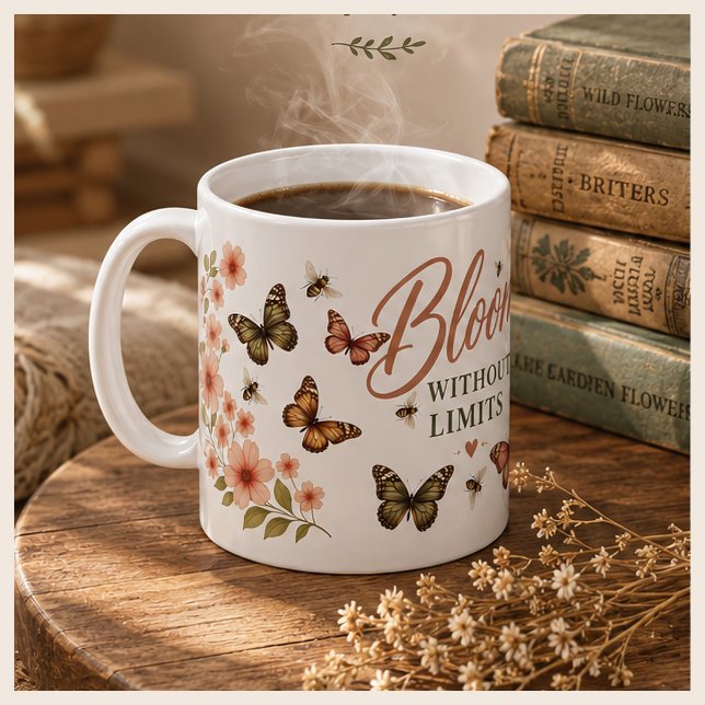 Mug Graphique Boho Bloom sans limites (Créateur téléchargé)