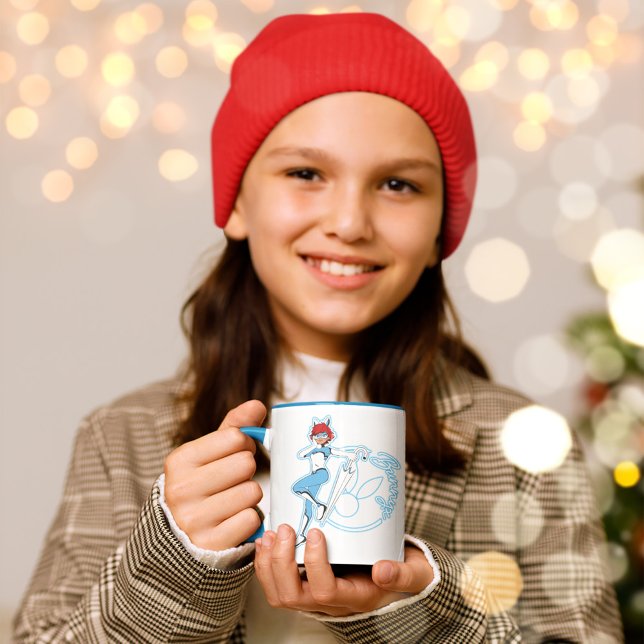 Mug Graphique Bunnyx (Kid holding mug)
