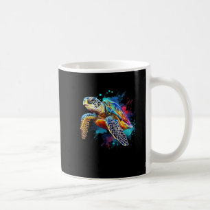Mug Graphique d'aquarelle de la tortue marine