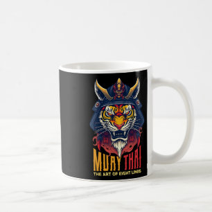 Mug Graphique de boxe thaïlandaise de Muay Thai Samura