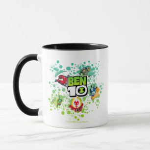 Mug Graphique de bulles de formes Aliens Ben 10