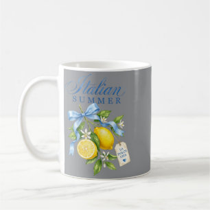 Mug Graphique de citron S pour femmes été italien