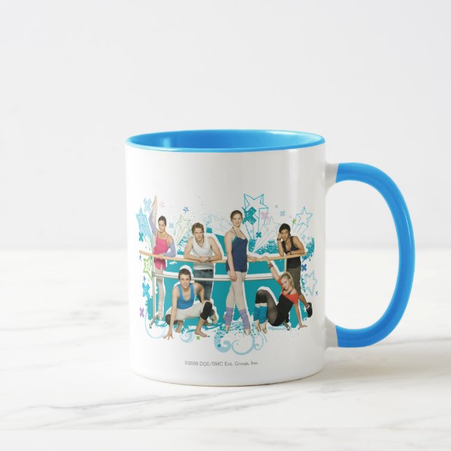 Mug Graphique de fonte d'académie de danse (Droite)