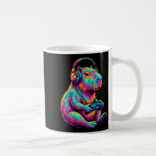 Mug Graphique de jeux vidéo Capybara drôle de jeux pou