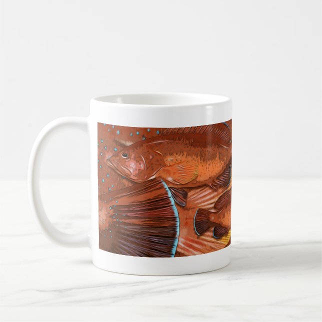 Mug Graphique de la phase rouge du groupe de coney (Gauche)