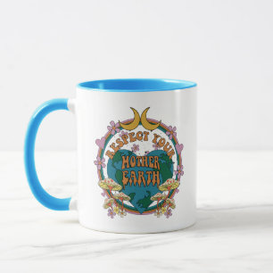 Mug Graphique de la Terre mère rétro des années 70